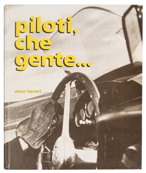 Enzo Ferrari Signed & Inscribed Piloti, Che Gente... Book (JSA)
